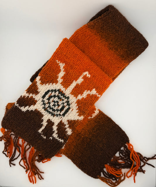 Alpaca Scarf – Burnt Amber