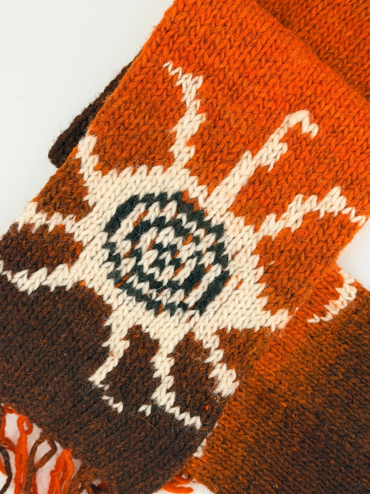 Alpaca Scarf – Burnt Amber