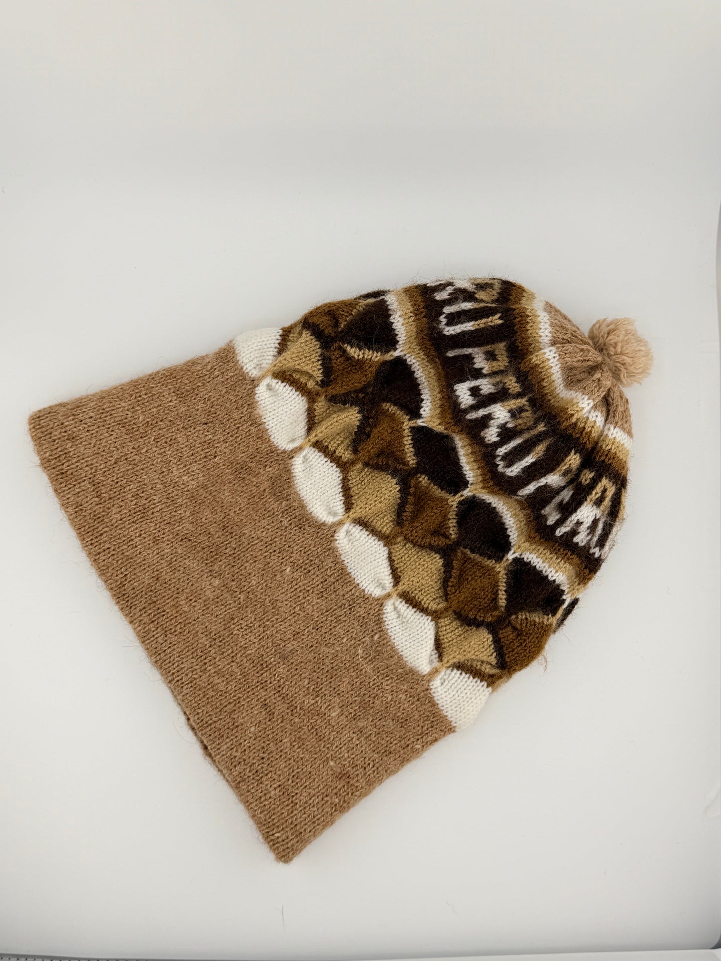 Reversible Baby Alpaca Knit Beanie – Dual Tone
