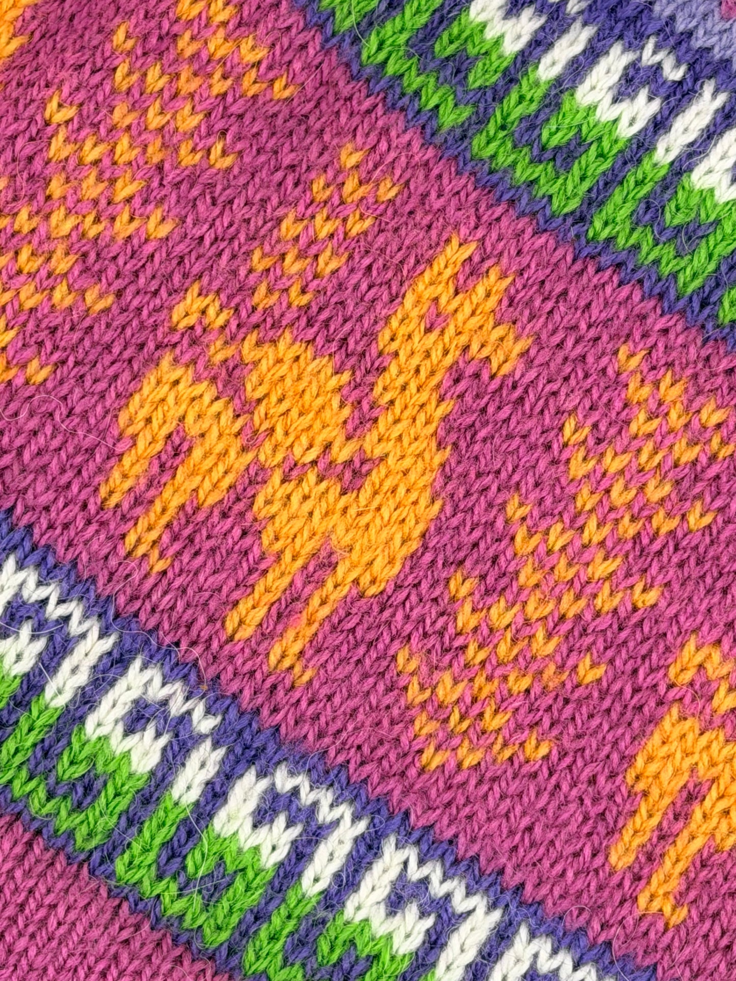 Andean Baby Alpaca Chullo Hat – Magenta Festival