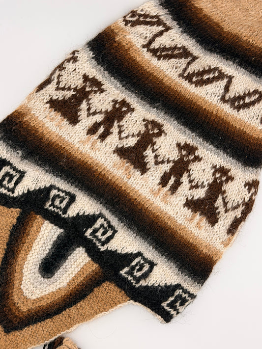 Royal Baby Alpaca Chullo — Andean Earth Tones