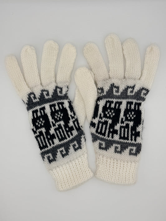 Baby Alpaca Gloves - Neutral Tones