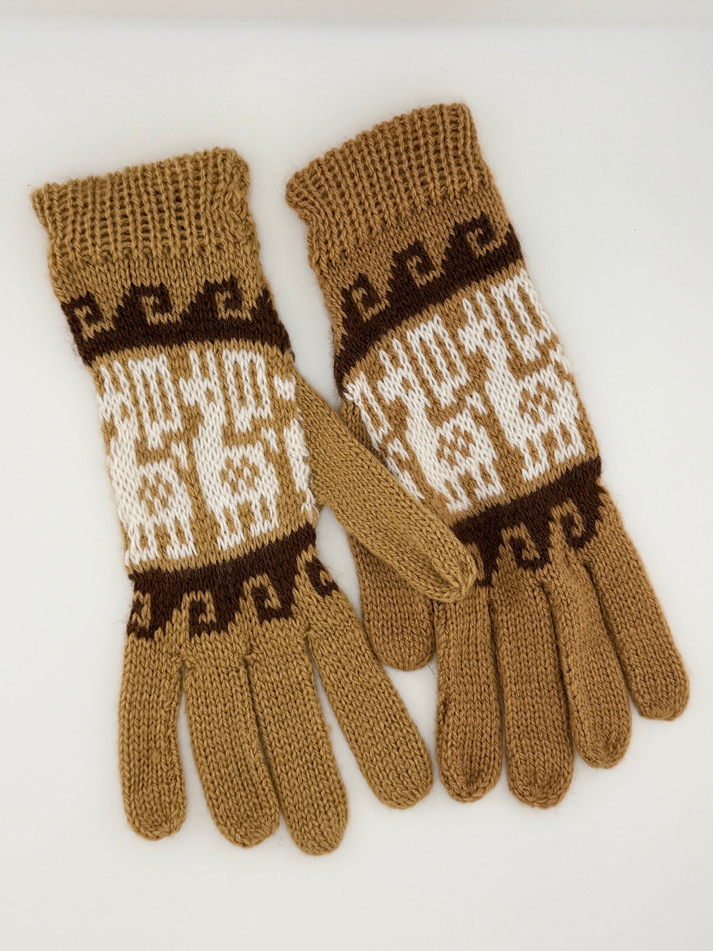 Baby Alpaca Gloves - Neutral Tones